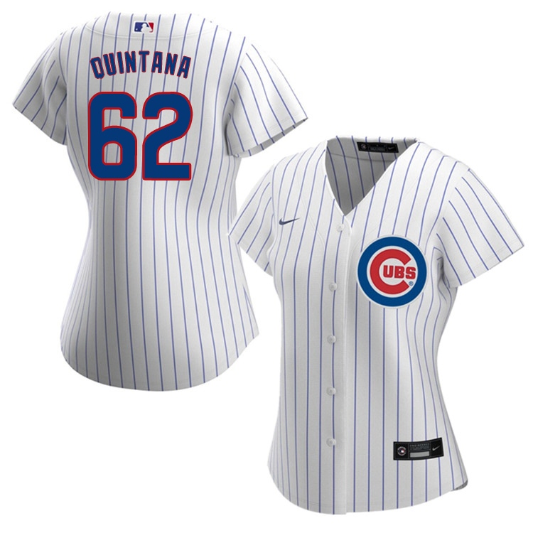 Nike Women #62 Jose Quintana Chicago Cubs Baseball Jerseys Sale-White